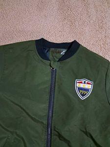 Olive Green Bomber Jacket