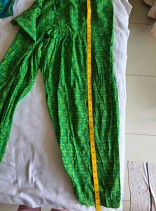 Teal Embroidered salwar  set