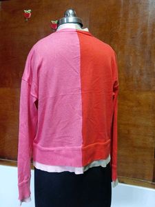 Mixed colour cardigan