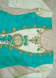 Partywear Gawn with pant &amp; Dupatta