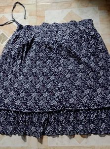 Boho Floral Tiered Skirt
