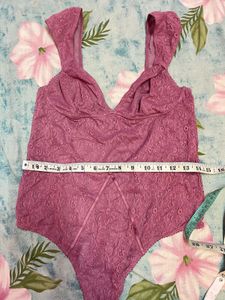 Victoria’s Secret Pink Lace Bodysuit