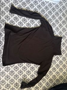 Black Turtleneck Top