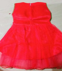 Beautiful Pink Girls Frock