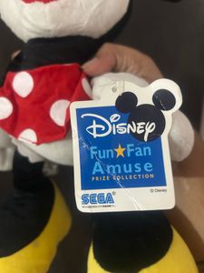 Disney Minnie Mouse plush toy from the Sega "Fun