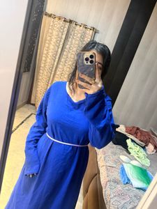 Vibrant Blue Ethnic dress🌻