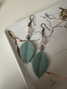 Leaf Drop Earrings