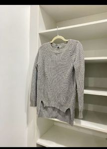 Women Grey Knit Sweater
