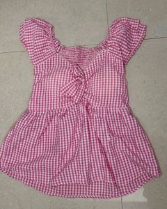 Completely New Pink Lemonade Peplum Top