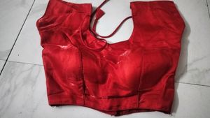 Red Padded Blouse