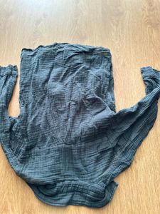 Classic Charcoal Grey Button-Up Shirt