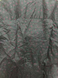 Printed Sea Green Shirt