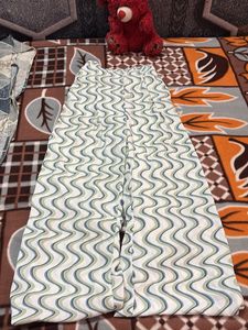 Patterned Wide Leg Pants