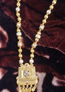 Exquisite Gold-Plated royal Necklace (artificial)