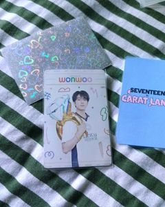 SEVENTEEN WONWOO CARATLAND PHOTOCARD