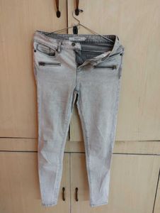 Grey Denim Jeans