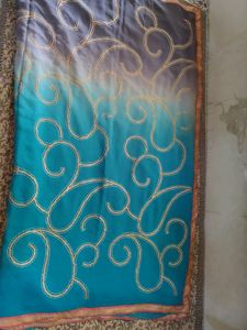 Shaded Full Work Saree