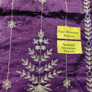 Pure Chinon Shimmer Top &amp; Bottom with Heavy Mukais