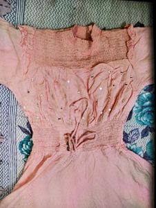 Peach Dress 👗
