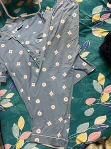 Cute Patterned Pajama Set