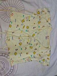 Cute Baby Girl's Yellow Duck Top