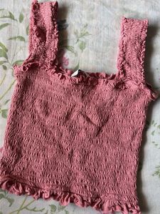 Smocked Ruffle Crop Top