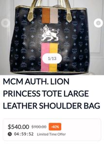 authentic MCM Tote Bag