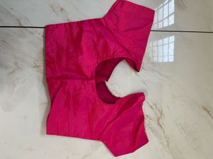 Pink Readymade Saree Blouse