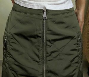 Olive Green Cargo skirt