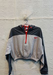 🇯🇵Reebok imported Colorblock Cropped Hoodie