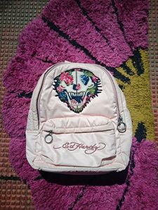 Ed Hardy 2000s Embroidered Skull Women's Backpack
