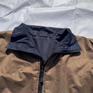 Men's Navy &amp; Tan Athletic Jacket