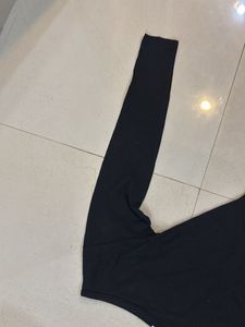 Chic Black Long Sleeve Top