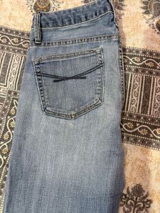 blue light fade bootcut jeans