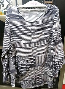 combo of Yellow blue and black white strip