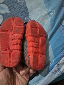 Stylish Black &amp; Red Sneakers