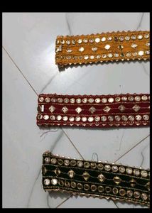 Embroidered Waist Tie Belt Set 3