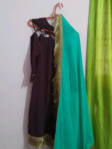 Punjabi  Off Shoulder  Suite