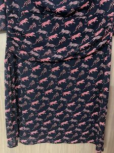 branded Stylish Printed Midi Dress for L and Xl
