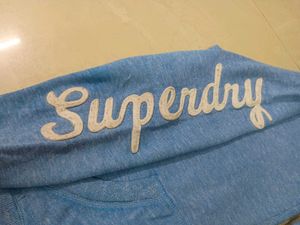 Superdry Blue Zip-Up Hoodie