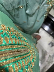 Elegant Mint Green Embroidered Kurta Set