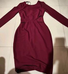 Chic Cut-out Long Sleeve Dress