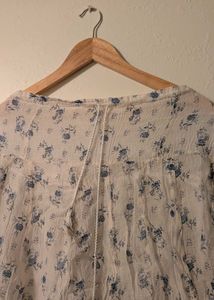 floral long skirt