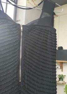Elegant Black Cassino Gown