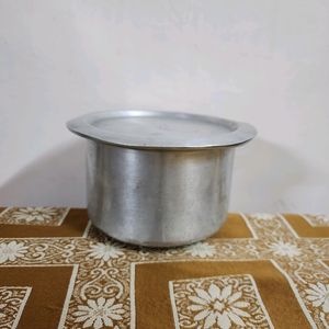 Small Aluminium Patila With Lid