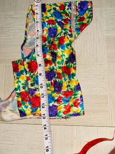Vibrant Floral Print Blouse