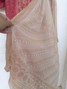 Elegant Pink &amp; Gold Embroidered Kurta Sets Women.