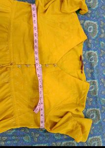 Elegant Yellow Maxi Dress kurta set