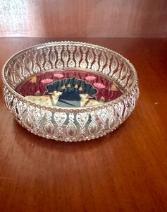 Decorative Tray with Indian Art