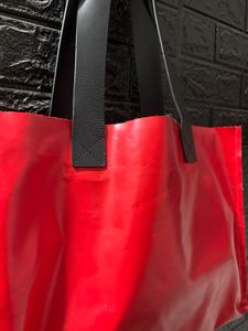 Vibrant Red Tote Bag